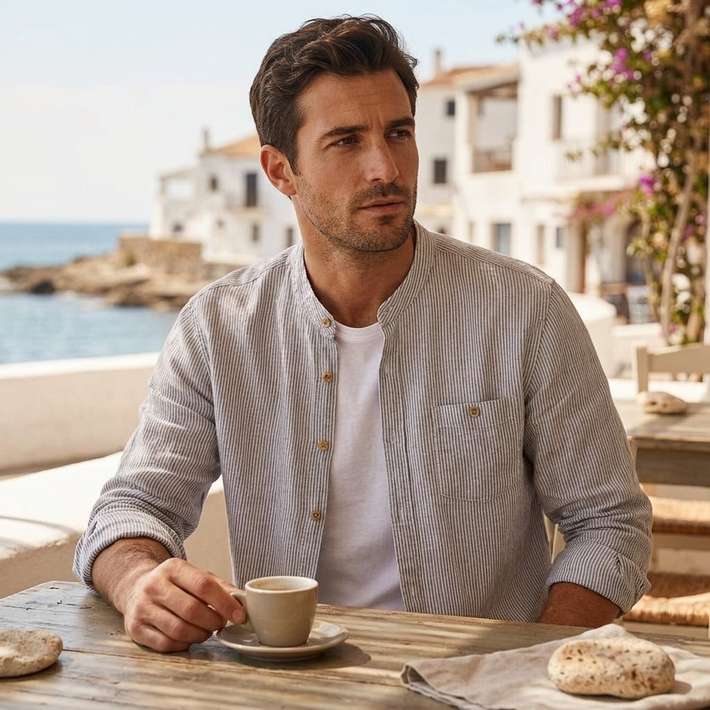 The Portofino Linen-Blend Shirt — Allocation No. 107