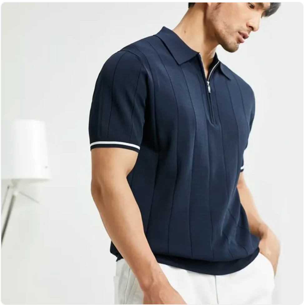 The Amalfi Quarter-Zip Knit — Allocation No. 101
