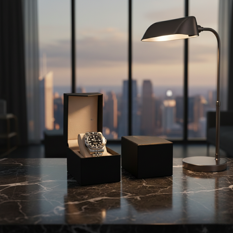 Prime Wrist & Style™ Lumi Time – Men’s Luminous Watch