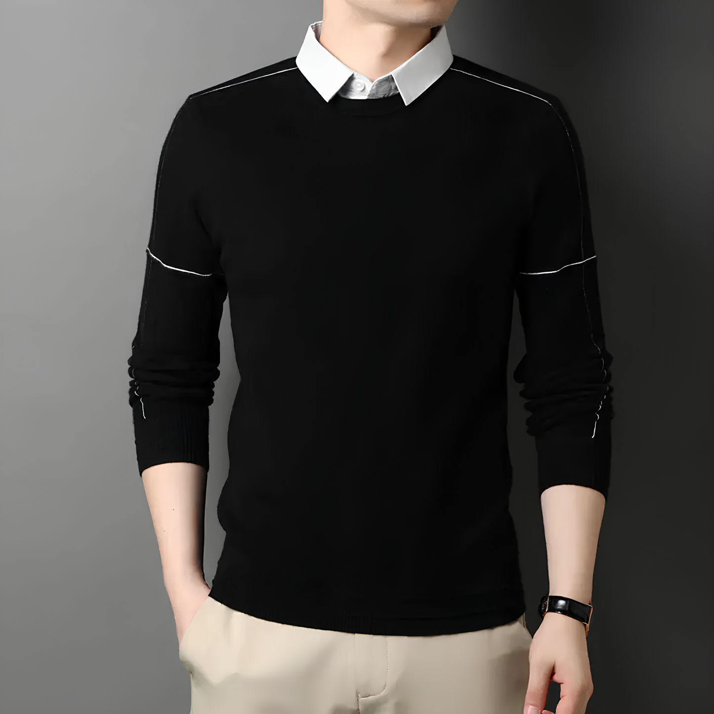 Prime Wrist & Style™ Soft Layer – T-Shirt Sweater