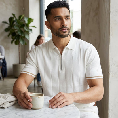 The Amalfi Quarter-Zip Knit — Allocation No. 101