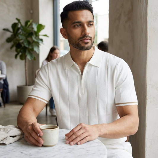 The Amalfi Quarter-Zip Knit — Allocation No. 101