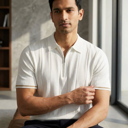 The Amalfi Quarter-Zip Knit — Allocation No. 101