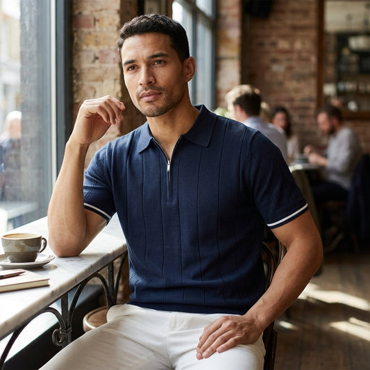 The Amalfi Quarter-Zip Knit — Allocation No. 101