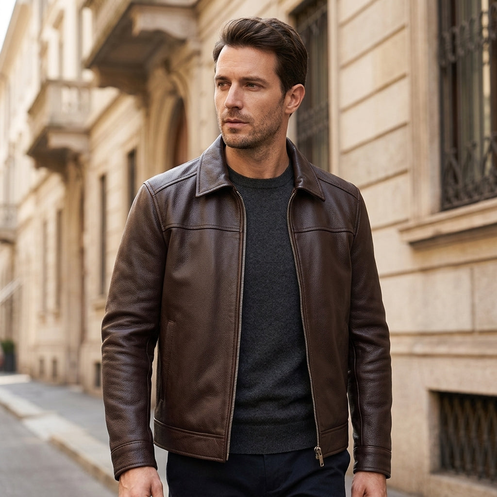 The Highclere Leather Jacket — Allocation No. 106