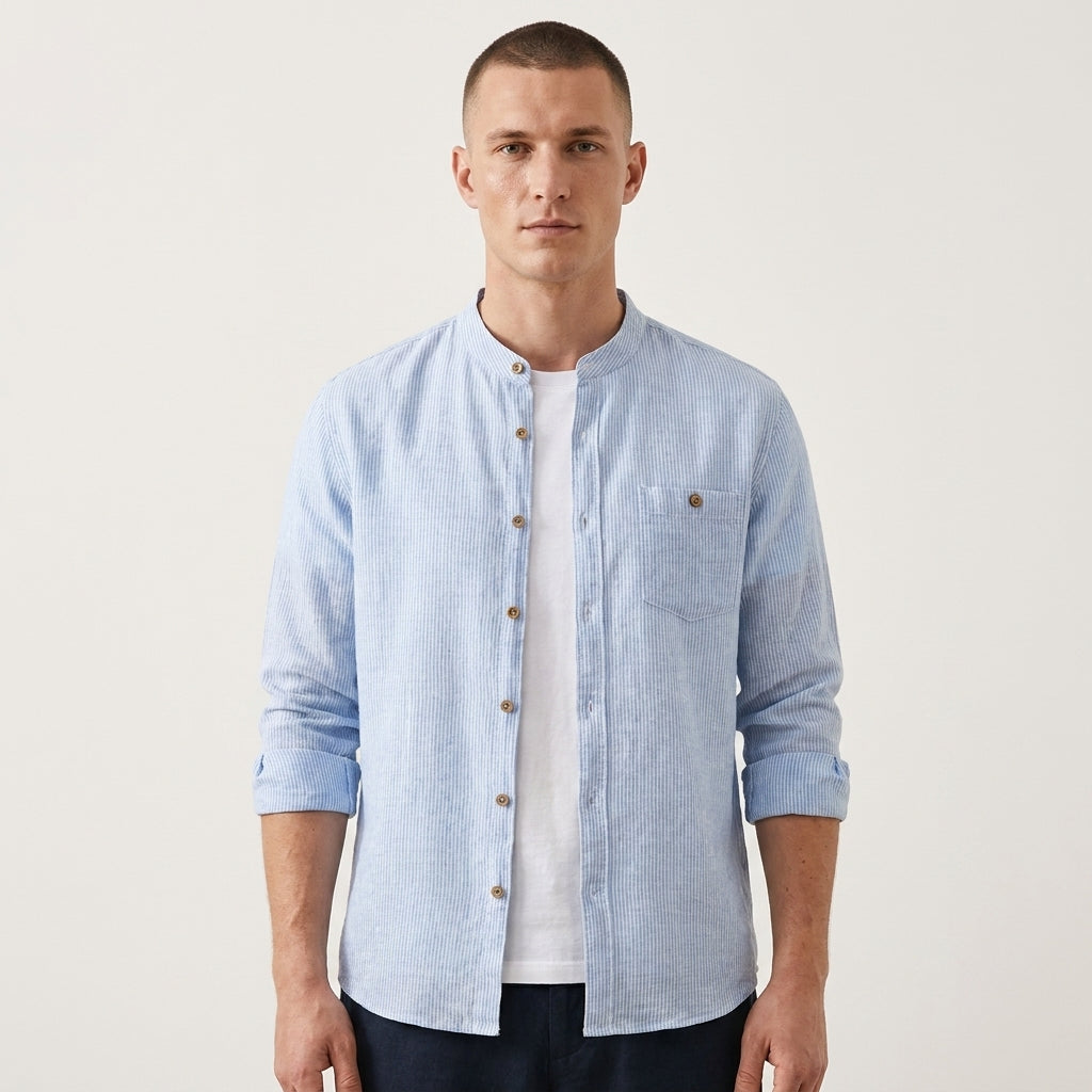 The Portofino Linen-Blend Shirt — Allocation No. 107