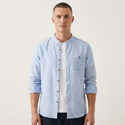 The Portofino Linen-Blend Shirt — Allocation No. 107