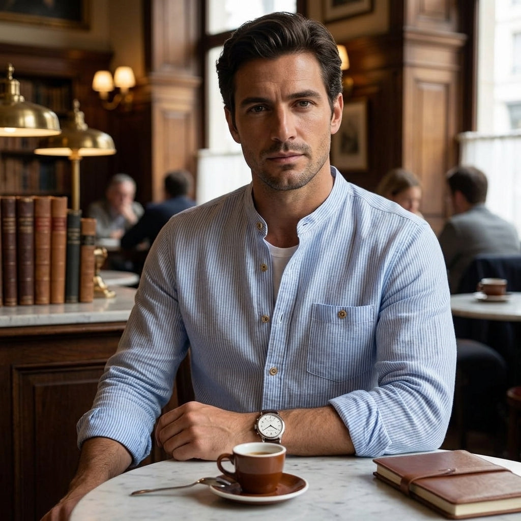 The Portofino Linen-Blend Shirt — Allocation No. 107