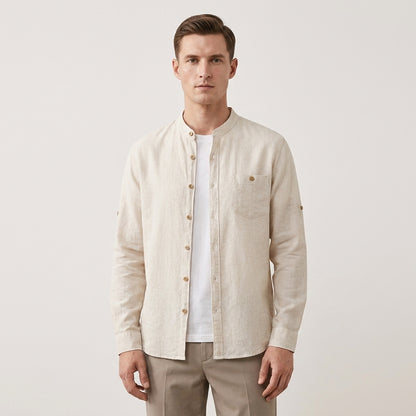 The Portofino Linen-Blend Shirt — Allocation No. 107