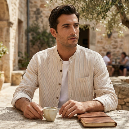 The Portofino Linen-Blend Shirt — Allocation No. 107
