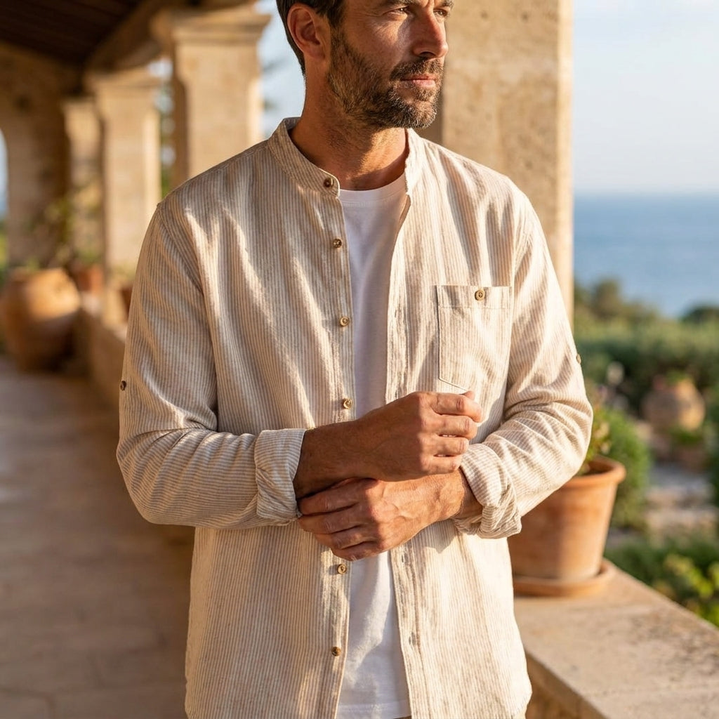 The Portofino Linen-Blend Shirt — Allocation No. 107