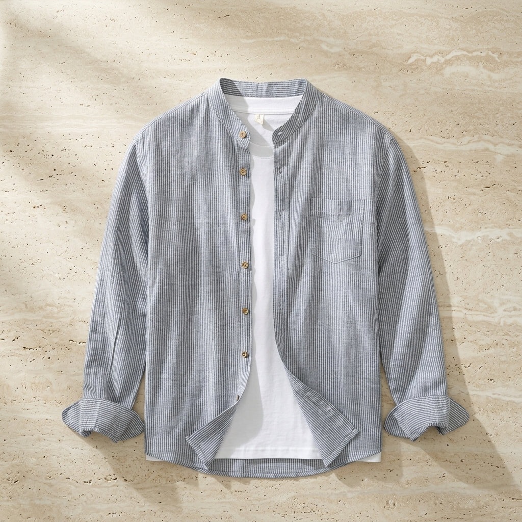The Portofino Linen-Blend Shirt — Allocation No. 107