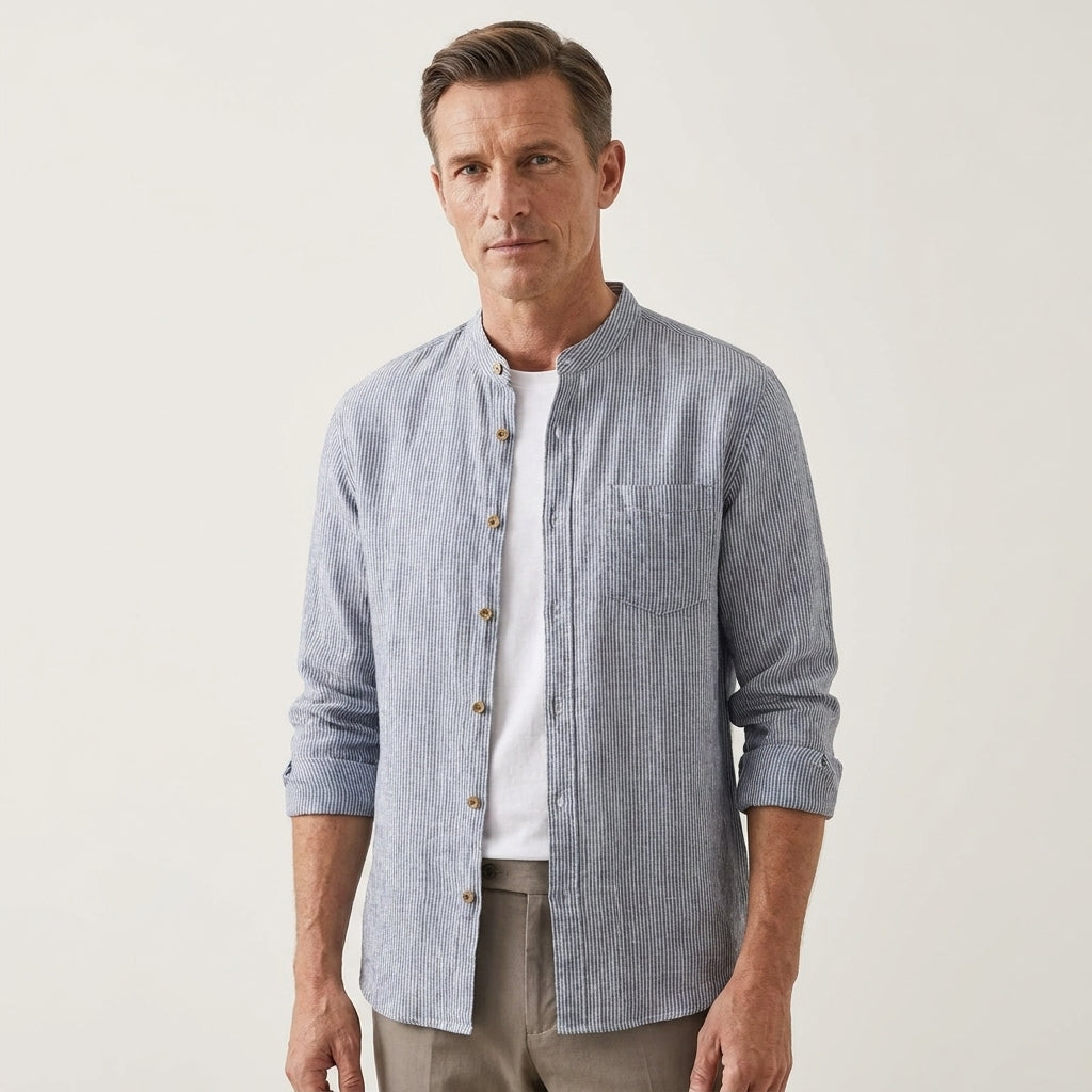 The Portofino Linen-Blend Shirt — Allocation No. 107