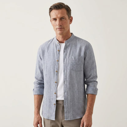 The Portofino Linen-Blend Shirt — Allocation No. 107