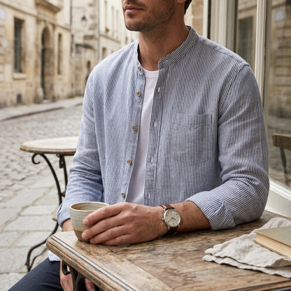 The Portofino Linen-Blend Shirt — Allocation No. 107