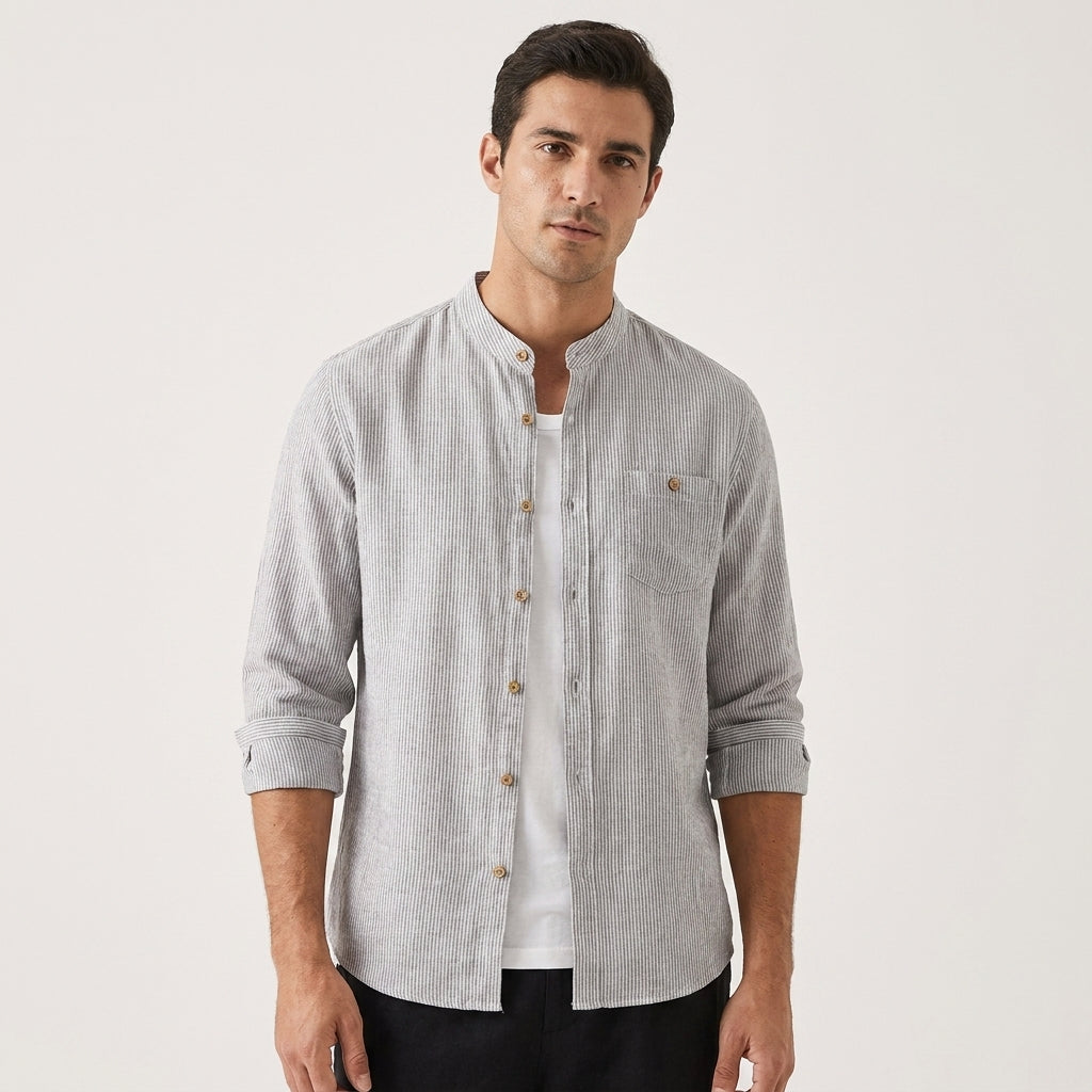 The Portofino Linen-Blend Shirt — Allocation No. 107