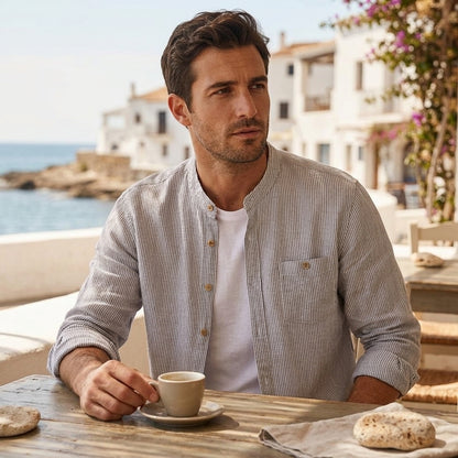 The Portofino Linen-Blend Shirt — Allocation No. 107