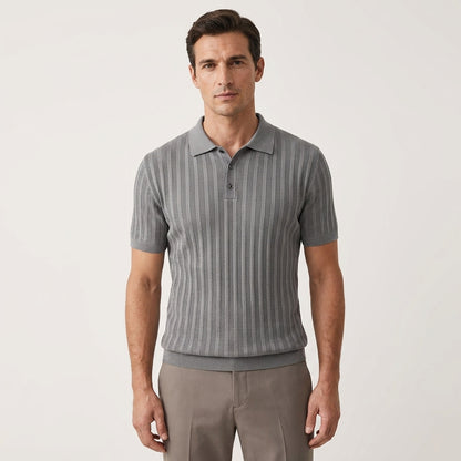 The Como Ribbed Knit Polo — Allocation No. 108