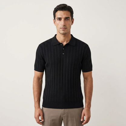 The Como Ribbed Knit Polo — Allocation No. 108