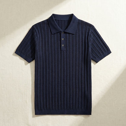 The Como Ribbed Knit Polo — Allocation No. 108