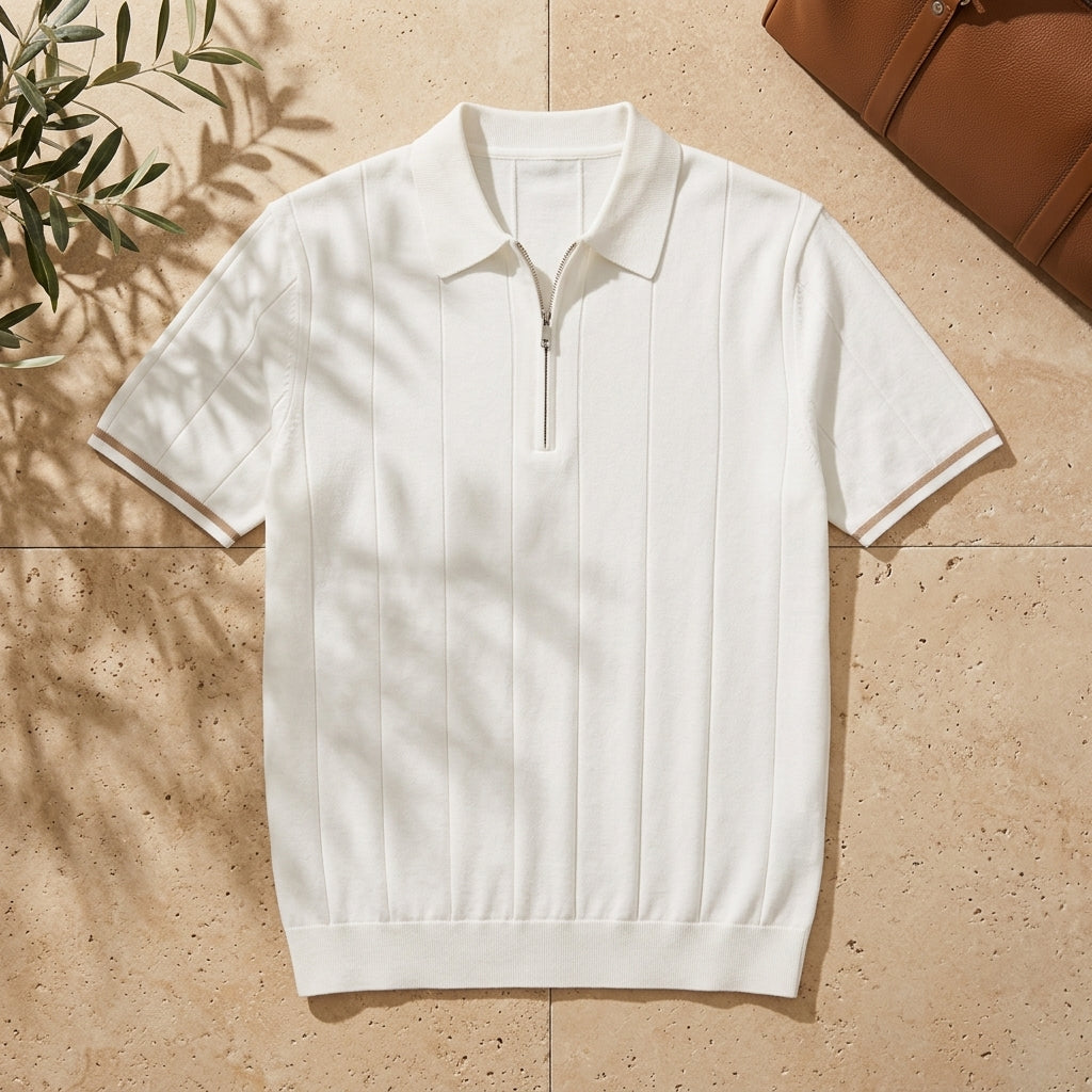 The Amalfi Quarter-Zip Knit — Allocation No. 101