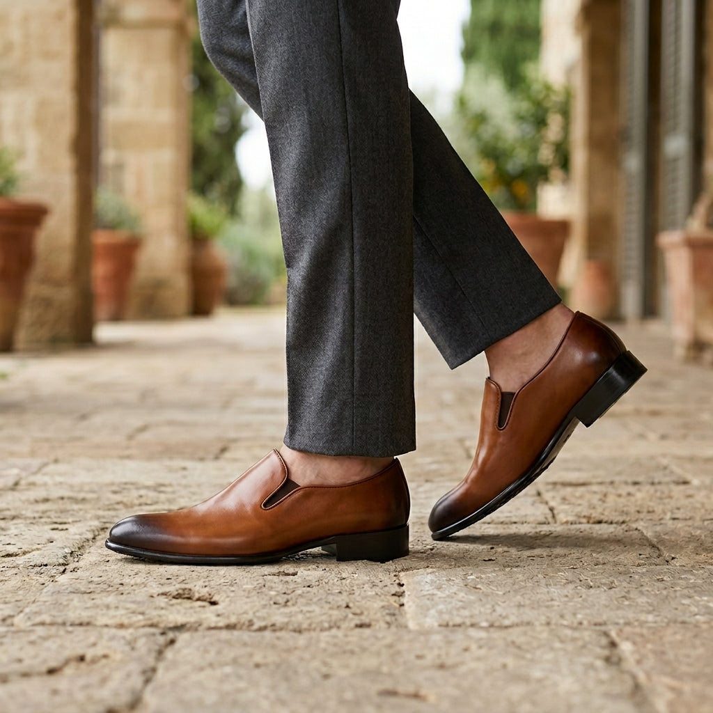 The Legacy Loafer — Hand-Burnished Edition — Allocation No. 302