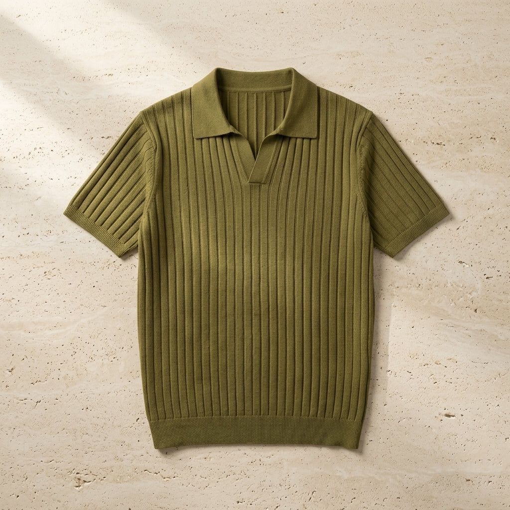 The Riviera Knitted Polo — Allocation No. 102