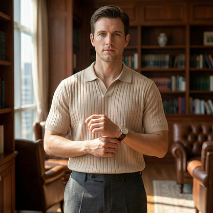 The Riviera Knitted Polo — Allocation No. 102